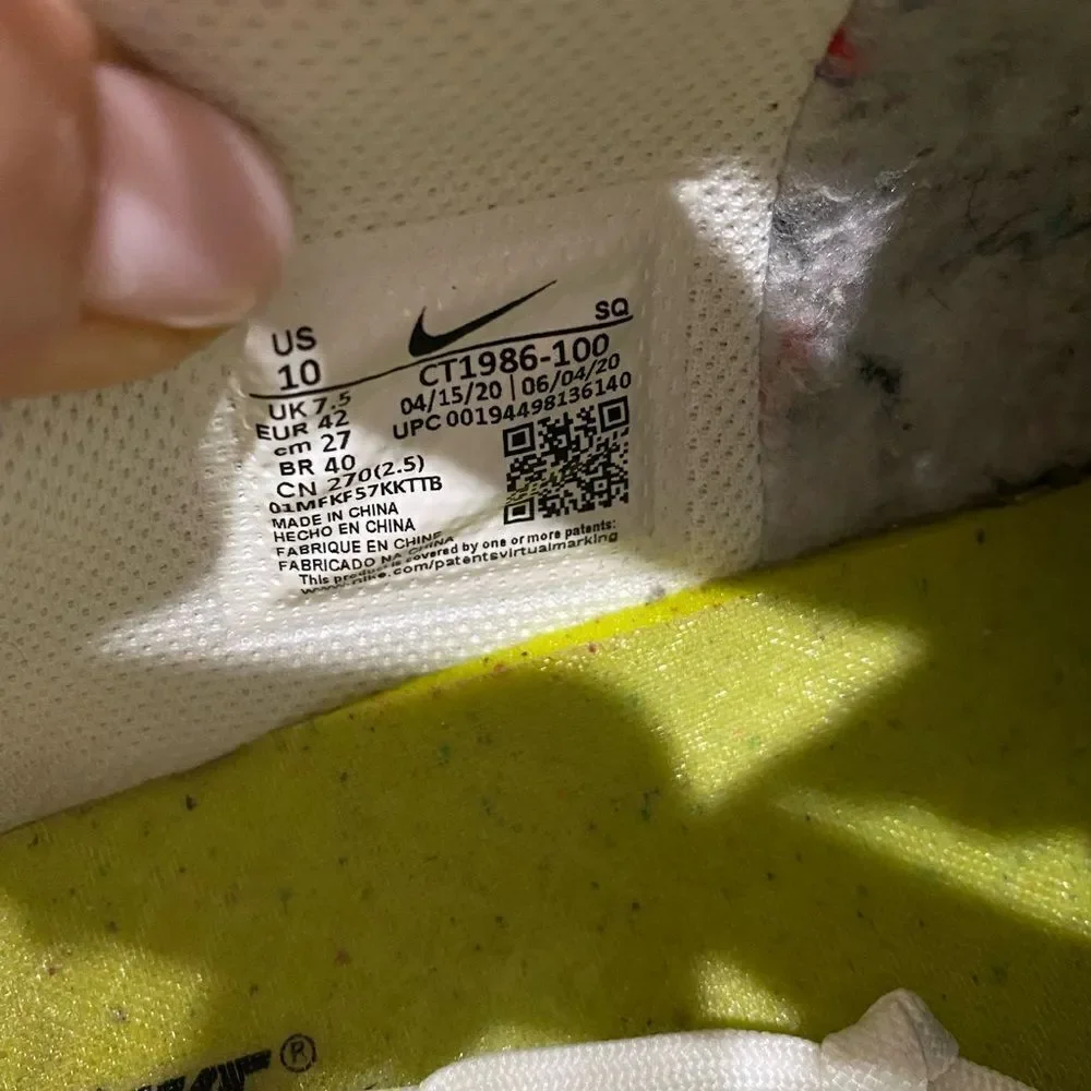 Nike Air Force 1 Crater Sneakers Women Size 10